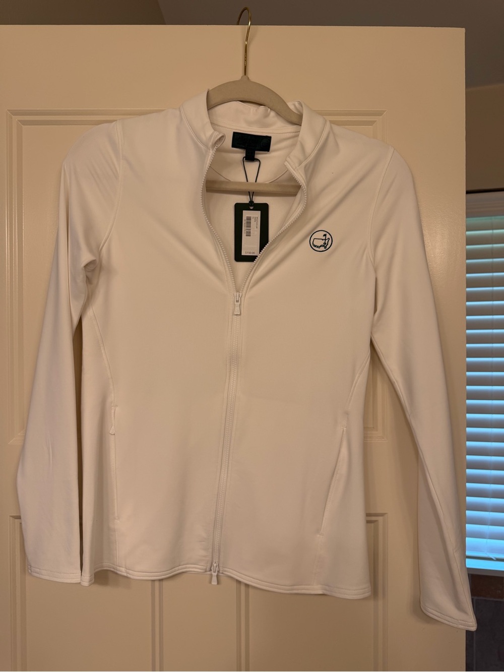 Master’s White Full-Zip Athletic Jacket
